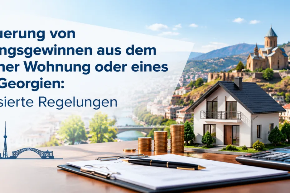 Die Besteuerung von Veräußerungsgewinnen aus dem Verkauf einer Wohnung oder eines Hauses in Georgien: 2026 präzisierte Regelungen